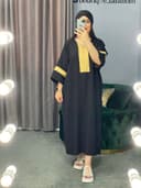 مانتو محرمی نوارپهن کد 157
