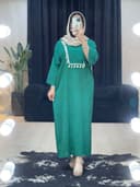 مانتو پیراهنی جلو پیله کد 626