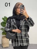 کت شنل یقه انگلیسی کد 803