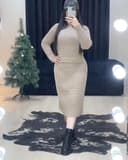 ست یقه اسکی‌ودامن کد 320