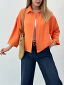 شومیز نارنج کد2162