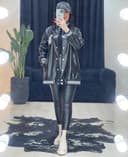 کاپشن چرم بیسبالی کد 265