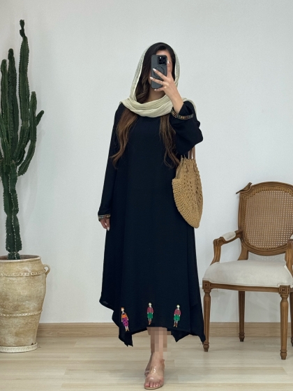 مانتو پیراهنی آدمک کد 1709