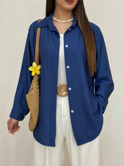 شومیز پارچه N R زارا کد1807