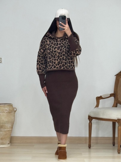 ست رویه سارافون فینگری پلنگی کد1962