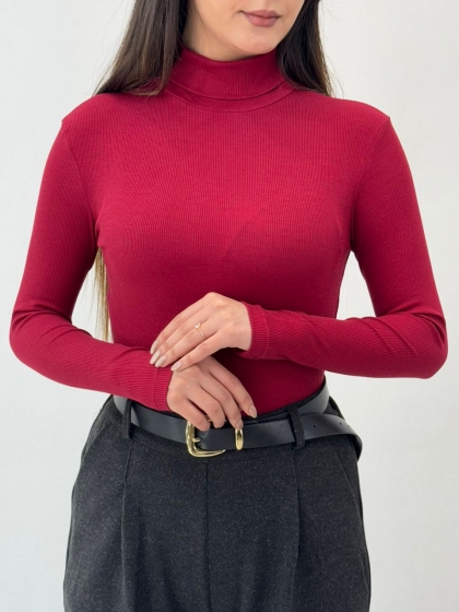 بلوز بافت وارداتی یقه اسکی کد1920