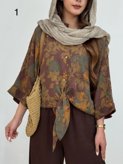 شومیز گره ای ایتالیایی کد1708