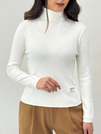 بلوز بافت وارداتی یقه اسکی کد1920